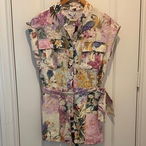 Fate Multicolor Floral Romper